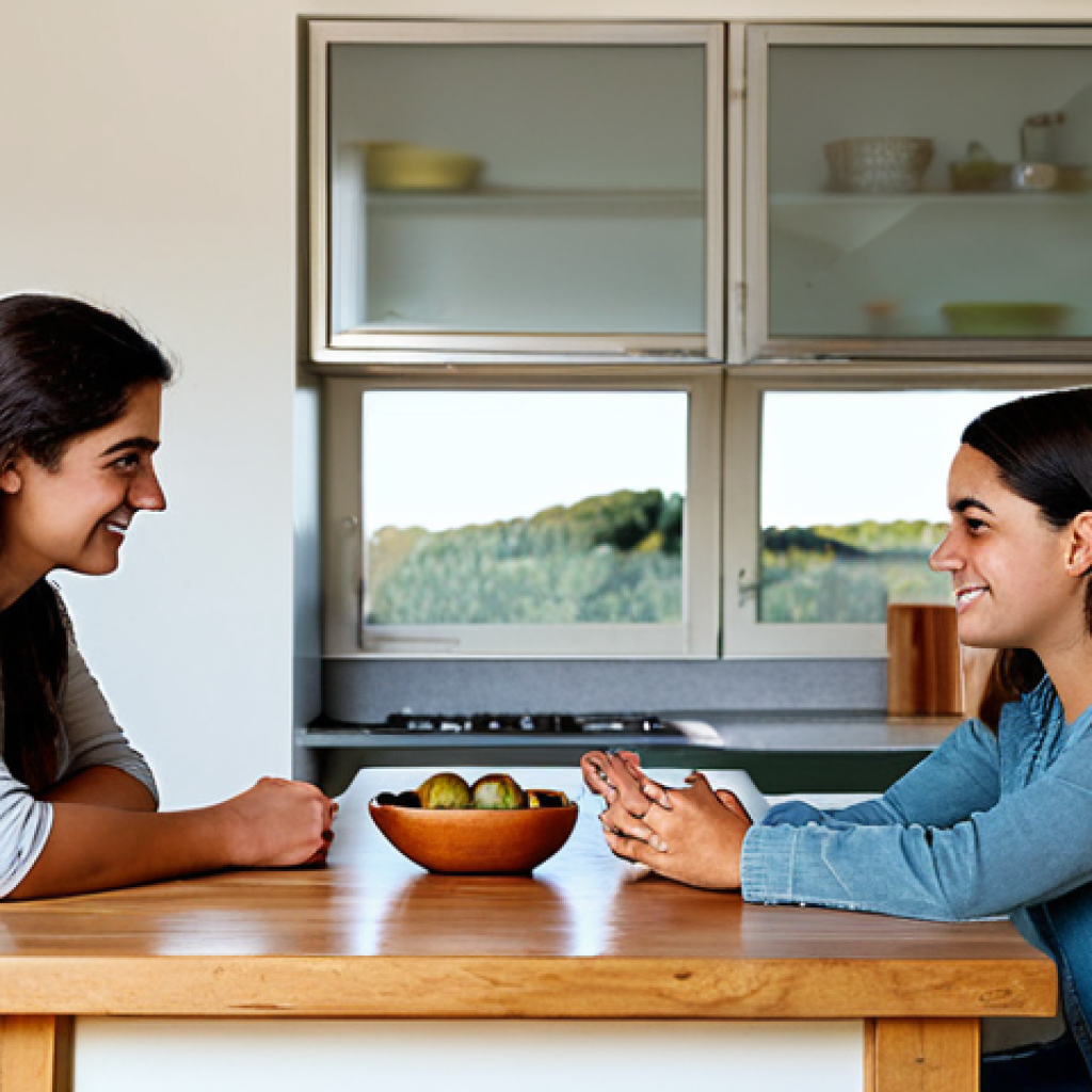 성교육과 청소년의 성행동 - Family Dialogue**

"A Portuguese family (mother, father, and teenage daughter) sitting at a kitchen ...