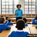 학교 성교육 커리큘럼 - **Prompt:** A vibrant, sunlit classroom filled with a diverse group of teenagers, approximately 15-1...
