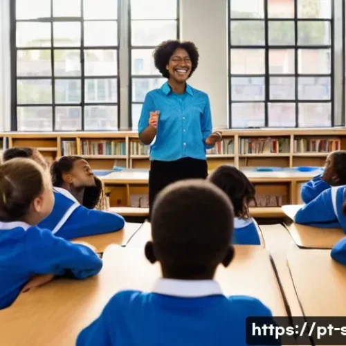 학교 성교육 커리큘럼 - **Prompt:** A vibrant, sunlit classroom filled with a diverse group of teenagers, approximately 15-1...