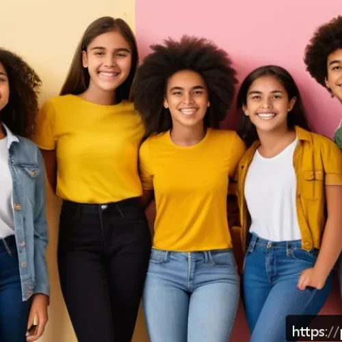 Home 32 성교육과 성적 자기결정권 - A diverse group of Brazilian teenagers in a colorful classroom setting, engaging in an open discussi...